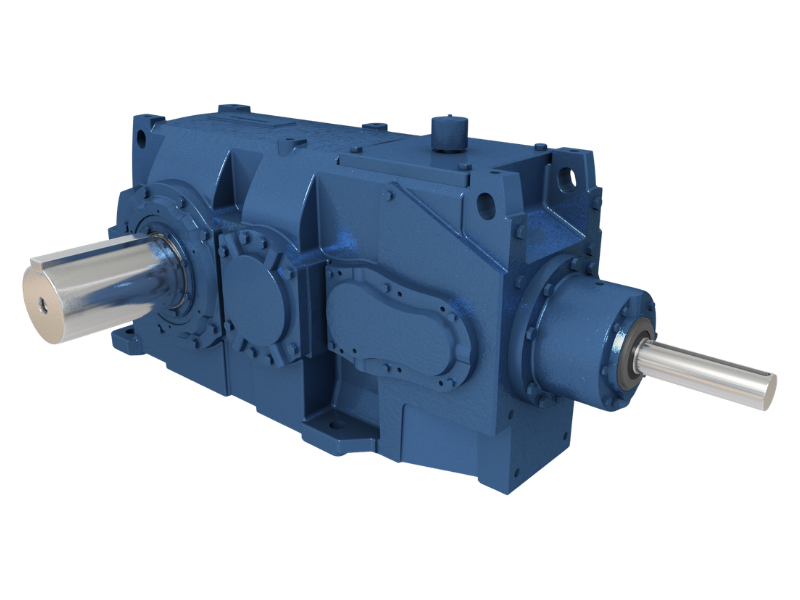 Hansen P4 horizontal industrial gearbox supported for repair and rebuild services