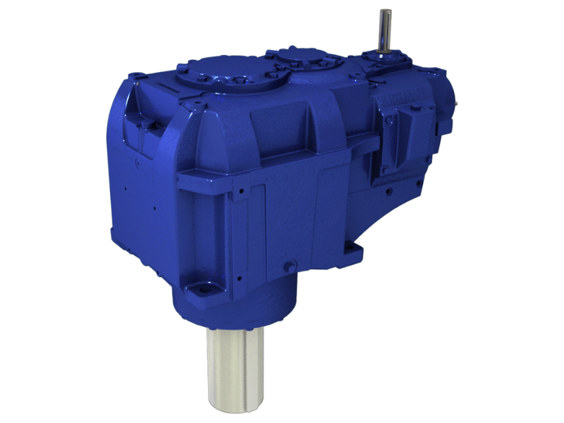 Hansen P4 vertical industrial gearbox supported for repair and rebuild services