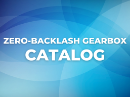 zero-backlash gearbox catalog